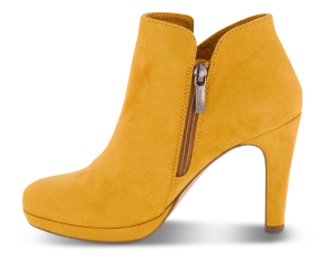 Tamaris kort damestøvlett gul 1-1-25316-23