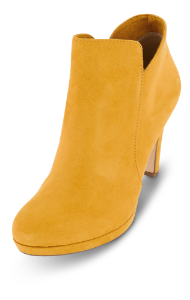 Tamaris kort damestøvle gul 1-1-25316-23