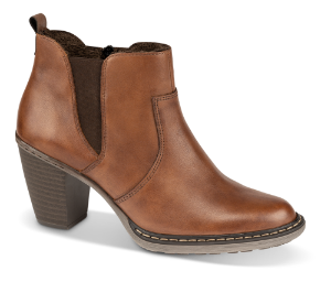 Rieker kort damestøvle brun 55284-24