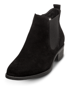 Tamaris kort damestøvle sort 1-1-25035-23