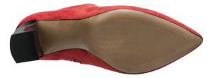 Caprice kort damestøvle rød 9-9-25308-23