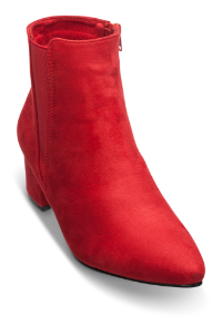 Duffy kort damestøvlett rød 97-00814