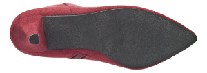 Duffy kort damestøvlett rød 97-85601