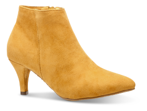Duffy kort damestøvlett gul 97-85601