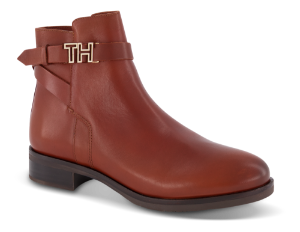 Tommy Hilfiger kort damestøvle brun FW0FW04280