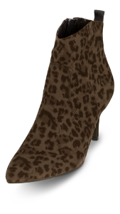 Marco Tozzi kort damestøvle leopard 2-2-25338-23