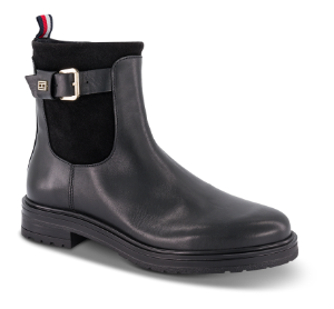Tommy Hilfiger Kort DamestøVle Sort Fw0fw07477bds