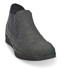 Rieker kort damestøvlett grå 537Z3-45