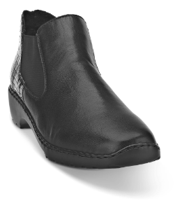 Rieker kort damestøvlett sort L6090-02