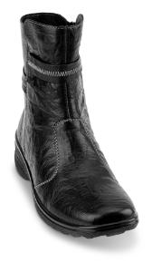 Rieker kort damestøvlett sort Z7071-00