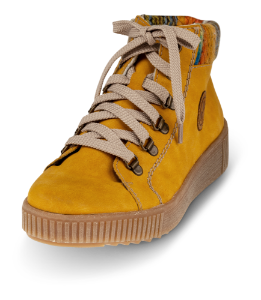 Rieker kort damestøvlett gul M6411-68