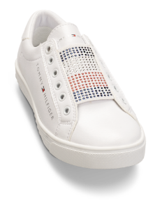 Tommy Hilfiger barne-sneaker hvit T3A4-30294-