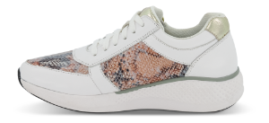 Green Comfort sneaker hvit/snake 225026B13152