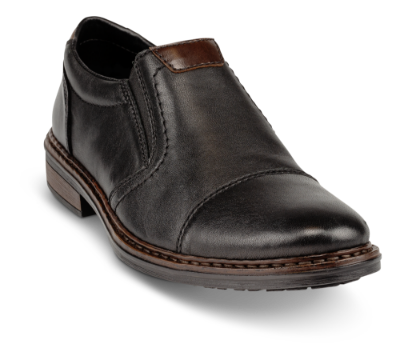 Rieker Let herresko Sort 17659-00