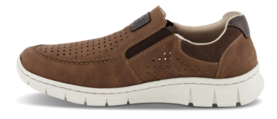Rieker herreloafer brun B7766-24