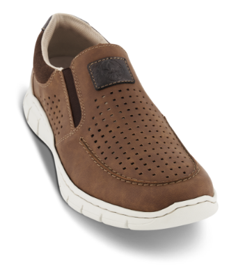 Rieker herreloafer brun B7766-24