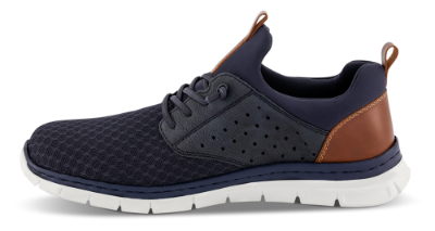 Rieker Kraftig herresko Blå B4867-14