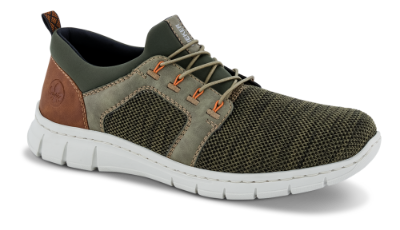 Rieker Kraftig herresko Oliven B7796-54