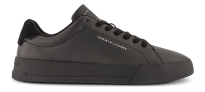 Tommy Hilfiger Logo Court Trainers Sort FM0FM053670GJ