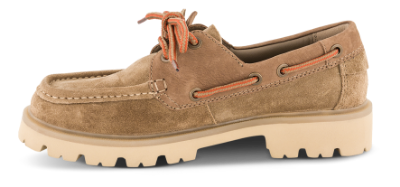 Clarks Cleyhill Boat Shoe Dark Sand CL26186178