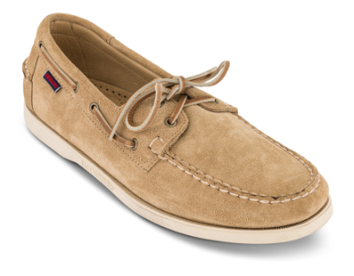 Sebago Docksides Portland Nubuck 901 Seilersko Beige Camel 7000GA0