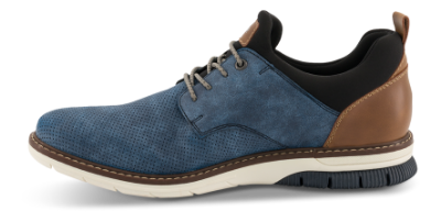 Rieker Kraftig herresko Blå 14450-14