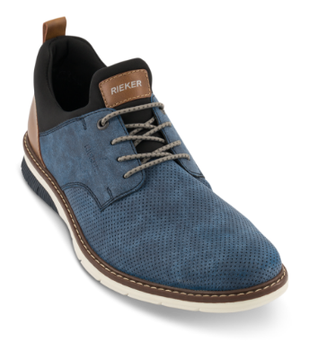Rieker Kraftig herresko Blå 14450-14