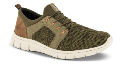 Rieker Kraftig herresko Grøn B7796-54