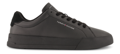 Tommy Hilfiger Logo Court Trainers Sort FM0FM053670GJ