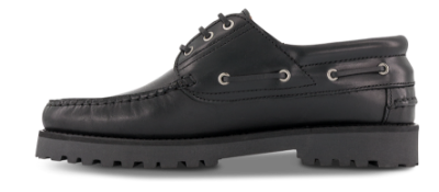 Playboy Claude Boat Shoe Svart OP20421