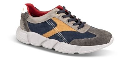 Odiin herresneaker grå/blå/gul