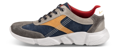 Odiin herresneaker grå/blå/gul