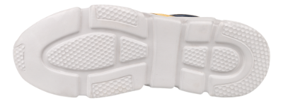 Odiin herresneaker grå/blå/gul