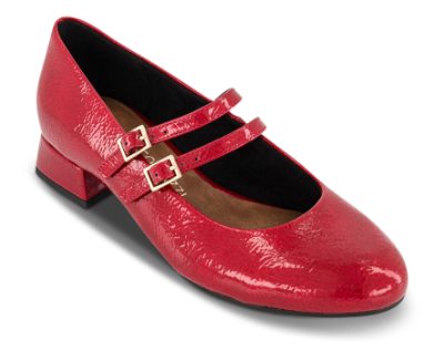 Marco Tozzi Mary Jane Ballarina Rød 2-22209-44