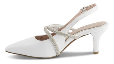 Marco Tozzi Slingback-Pumps Hvit 2-89604-46
