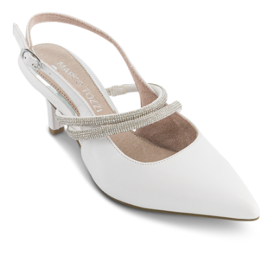 Marco Tozzi Slingback-Pumps Hvit 2-89604-46