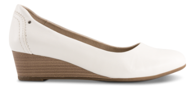 Jana Softline Ballerina Hvid 8-22376-42