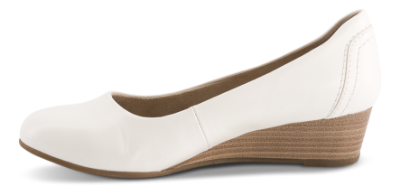 Jana Softline Ballerina Hvid 8-22376-42