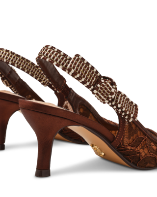 Steve Madden Ensemble Slingback-Pumps Brun