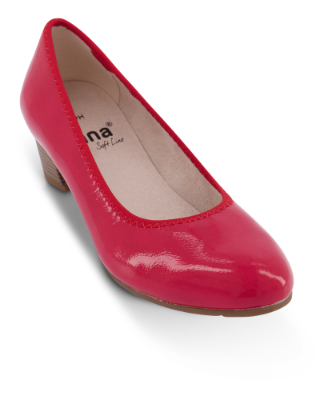 Jana Softline damepumps rød 8-8-22360-23