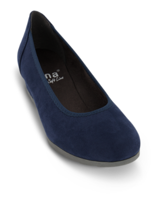 Jana Softline damepump marineblå 8-8-22363-24