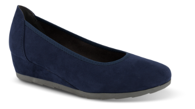 Jana Softline damepump marineblå 8-8-22363-24