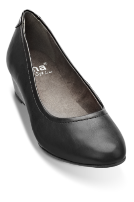 Jana Softline damepump sort 8-8-22366-21