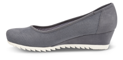 B&CO damepump denimblå