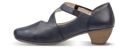 Rieker damepump blå 41793-15