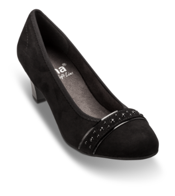 Jana Softline Damepump Sort 8-8-22466-24