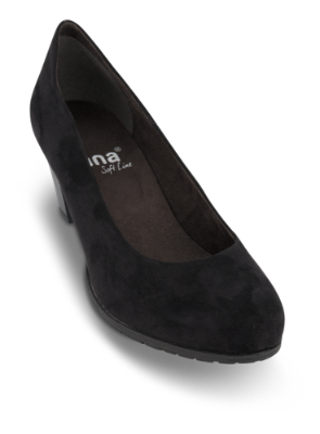 Jana damepumps sort Softline 8-8-22467-24