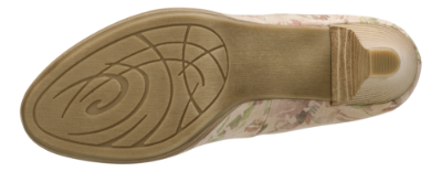 Marco Tozzi damepump beige multi 2-2-22411-32