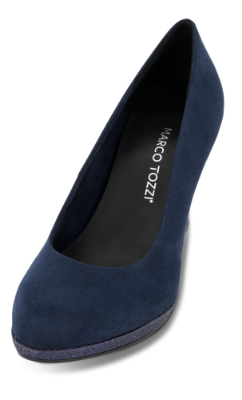 Marco Tozzi damepump navy 2-2-22441-33