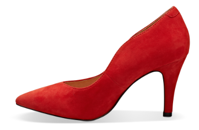 Caprice damepump rød 9-9-22412-21